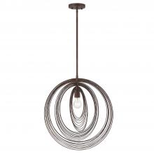  DOR-B7711-FB - Doral 1 Light Forged Bronze Pendant