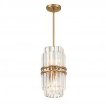  HAY-1401-AG - Hayes 4 Light Aged Brass Mini Pendant