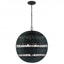  REM-A5036-FB - Remy 6 Light Forged Bronze Pendant