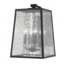  1622BK - Hirche 4-Light Matte Black Wall Light