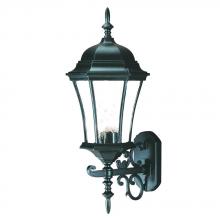  5025BK - Bryn Mawr Collection Wall-Mount 3-Light Outdoor Matte Black Light Fixture