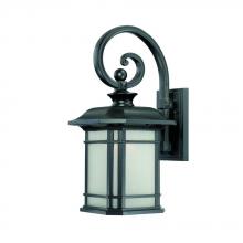  8112BK - Somerset Collection Wall-Mount 1-Light Outdoor Matte Black Light Fixture