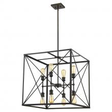  IN21126ORB - Brooklyn 8-Light Oil-Rubbed Bronze Pendant