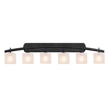  FSN-8596-30-FRCR-MBLK - Archway 6-Light Bath Bar