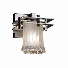  GLA-8171-16-WTFR-CROM - Metropolis 1-Light Wall Sconce (2 Flat Bars)