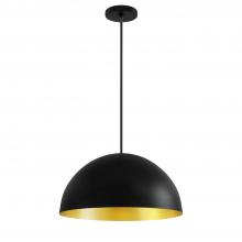  NSH-9841-CBGD - Elias 18" 3-Light Dome Pendant