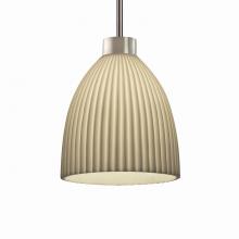  PNA-8814-18-PLET-NCKL-RIGID - 1-Light Large Tapered Cylinder Curved Pendant