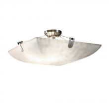  CLD-9612-35-NCKL - 24" Semi-Flush Bowl w/ U-Clips