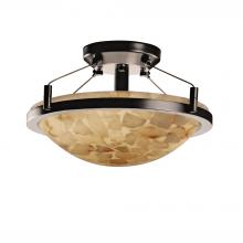  ALR-9680-35-NCKL-LED2-2000 - 14" LED Semi-Flush Bowl w/ Ring