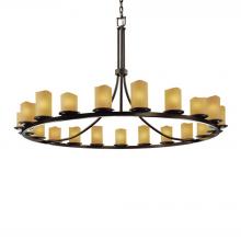  CNDL-8716-14-AMBR-DBRZ-LED21-14700 - Dakota 21-Light 1-Tier Ring LED Chandelier