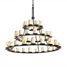  FAL-8714-12-DBRZ-LED45-31500 - Dakota 45-Light 3-Tier Ring LED Chandelier