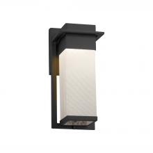  FSN-7541W-WEVE-MBLK - Pacific Small Outdoor LED Wall Sconce