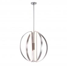  NSH-4302-NCKL - Liv 24" LED 5-Light Chandelier