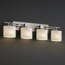  FSN-8704-40-OPAL-MBLK - Aero 4-Light Bath Bar