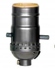  80/2438 - On-Off Push Thru Socket With Side Outlet; For SPT-2; 1/8 IPS; Aluminum; Dark Antique Brass Finish;