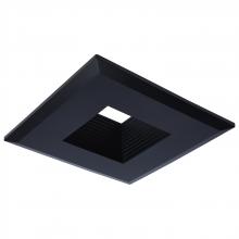  80/993 - Deep Baffle Trim; 5/6 Inch Square; Black Finish