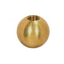  90/1630 - Brass Ball; 1-1/2" Diameter; 1/8 IP Tap; Unfinished