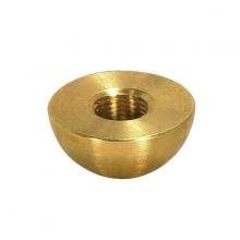  90/2099 - Brass Half Ball; Unfinished; 1/8 Tap; 1-1/4" Diameter