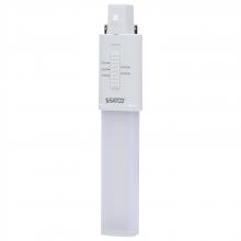  S18405 - 4.5 Watt LED PL 2-PIN; G23 Base; 27K/30K/35K/40K/50K CCT Selectable; 120-277 Volt; Type B; Ballast