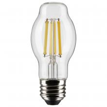  S21856 - 8 Watt BT15 LED; Clear; Medium Base; 2700K; 800 Lumens; 120 Volt