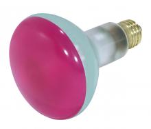  S3213 - 75 Watt BR30 Incandescent; Pink; 2000 Average rated hours; Medium base; 130 Volt