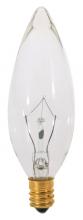  S3230 - 15 Watt BA9 1/2 Incandescent; Clear; 1500 Average rated hours; 105 Lumens; Candelabra base; 120 Volt