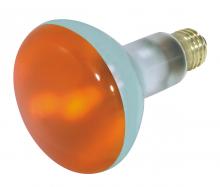  S3239 - 75 Watt BR30 Incandescent; Amber; 2000 Average rated hours; Medium base; 130 Volt