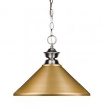  100701BN-MSG - 1 Light Pendant