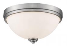  443F2-BN - 2 Light Flush Mount