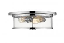  462F16-CH - 3 Light Flush Mount