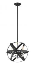  463-12HBK-CH - 3 Light Pendant