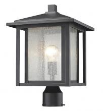  554PHB-BK - 1 Light Outdoor Post Mount Fixture