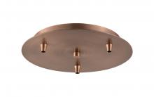  113-AC - 3 Light Round Multi Port Canopy