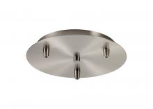  113-SN - 3 Light Round Multi Port Canopy