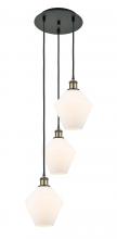 Innovations Lighting 113B-3P-BAB-G651-8 - Cindyrella - 3 Light - 15 inch - Black Antique Brass - Cord Hung - Multi Pendant