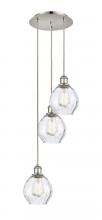  113B-3P-PN-G362 - Waverly - 3 Light - 13 inch - Polished Nickel - Cord Hung - Multi Pendant