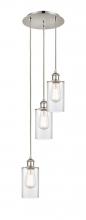 Innovations Lighting 113B-3P-PN-G802 - Clymer - 3 Light - 10 inch - Polished Nickel - Cord Hung - Multi Pendant