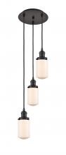  113F-3P-OB-G311 - Dover - 3 Light - 11 inch - Oil Rubbed Bronze - Cord hung - Multi Pendant