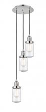  113F-3P-PN-G314 - Dover - 3 Light - 11 inch - Polished Nickel - Cord hung - Multi Pendant