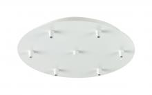  116-W - 6 Light Round Multi Port Canopy