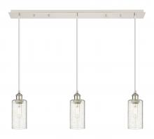  123B-3P-PN-G434-7SDY - Crown Point - 3 Light - 37 inch - Polished Nickel - Linear Pendant