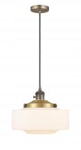  201CSW-BB-G691-12 - Bridgeton - 1 Light - 16 inch - Brushed Brass - Cord hung - Mini Pendant