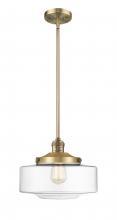  201S-BB-G692-12 - Bridgeton - 1 Light - 12 inch - Brushed Brass - Stem Hung - Mini Pendant