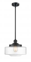  201S-BK-G692-12 - Bridgeton - 1 Light - 12 inch - Matte Black - Stem Hung - Mini Pendant