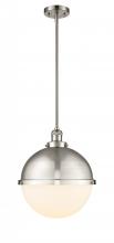  201S-SN-HFS-121-SN - Hampden - 1 Light - 13 inch - Brushed Satin Nickel - Stem Hung - Pendant