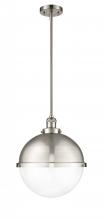  201S-SN-HFS-122-SN - Hampden - 1 Light - 13 inch - Brushed Satin Nickel - Stem Hung - Pendant