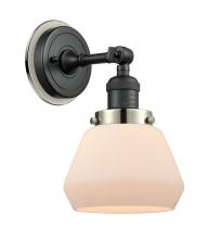  203BK-BPPN-HRPN-G171 - Fulton - 1 Light - 7 inch - Matte Black - Sconce