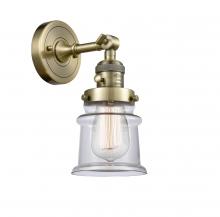  203SW-AB-G182S - Canton - 1 Light - 5 inch - Antique Brass - Sconce