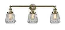  205-AB-G142 - Chatham - 3 Light - 30 inch - Antique Brass - Bath Vanity Light