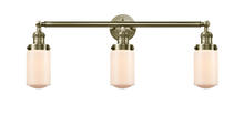  205-AB-G311 - Dover - 3 Light - 31 inch - Antique Brass - Bath Vanity Light